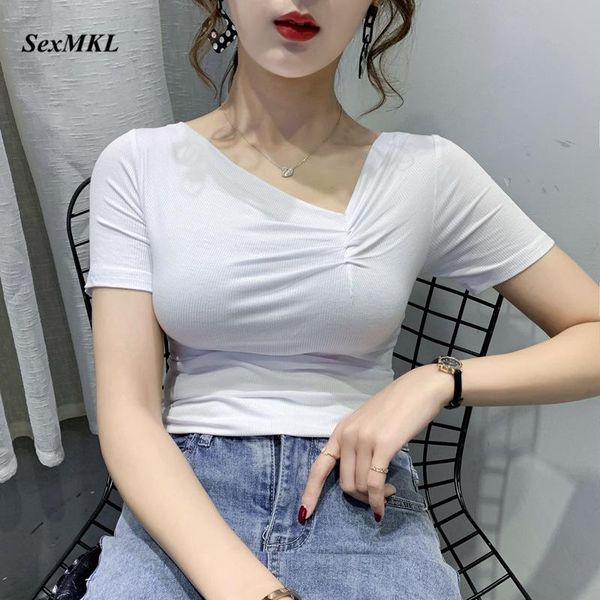 women's t-shirt summer casual white t shirts women 2021 fashion short sleeve v neck black ladies clohtes korean slim cotton tshirt
women's t-shirt summer casual white t shirts women 2021 fashion short sleeve v neck black ladies clohtes korean slim cotton tshirt