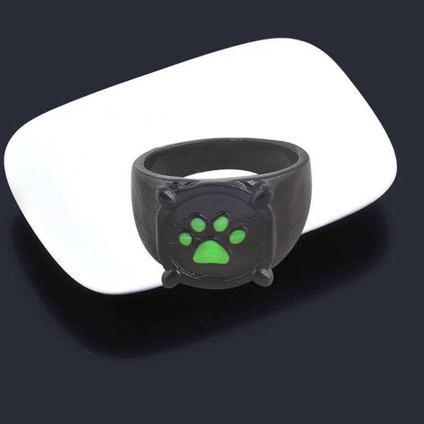 ring anime black cat s girl boy cartoon green print enamel paw finger cosplay jewelry party kids men gift, Golden;silver
ring anime black cat s girl boy cartoon green print enamel paw finger cosplay jewelry party kids men gift, Golden;silver