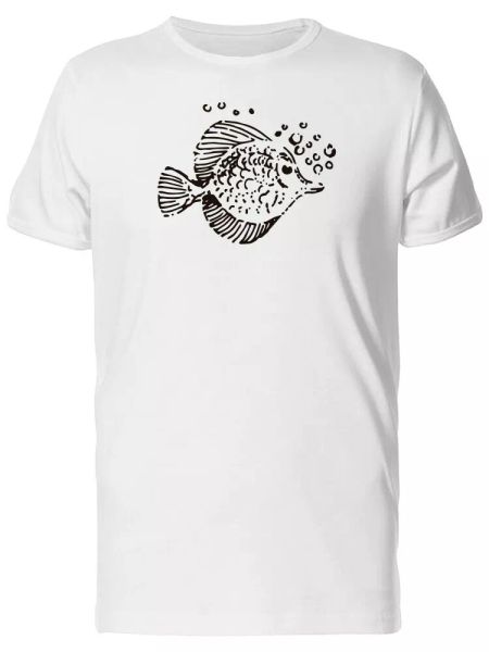 exotic fish with bubbles sketch men's tee -image by shutterstock, White;black
exotic fish with bubbles sketch men's tee -image by shutterstock, White;black