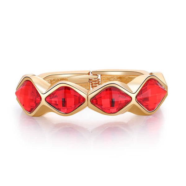 new woman fashion jewelry red blue crystal zircon retro simple selling bracelet q0719, Black
new woman fashion jewelry red blue crystal zircon retro simple selling bracelet q0719, Black