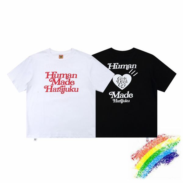 men's t-shirts 2021ss made human girls do not cry t-shirt of women harajuku style opening top, White;black
men's t-shirts 2021ss made human girls do not cry t-shirt of women harajuku style opening top, White;black