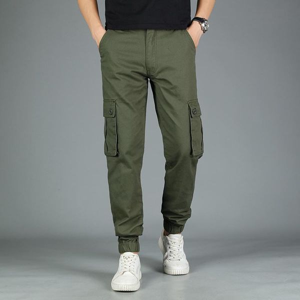 men's pants spring autumn men leisure cargo with baggy pockets design male black gray khaki army green pegged trouser comfort buttoms
men's pants spring autumn men leisure cargo with baggy pockets design male black gray khaki army green pegged trouser comfort buttoms