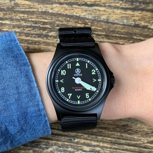 wristwatches miyota movement pathfinder mwc military army quartz watch - masteel finish outdoor sport with luminous sm8018b, Slivery;brown
wristwatches miyota movement pathfinder mwc military army quartz watch - masteel finish outdoor sport with luminous sm8018b, Slivery;brown