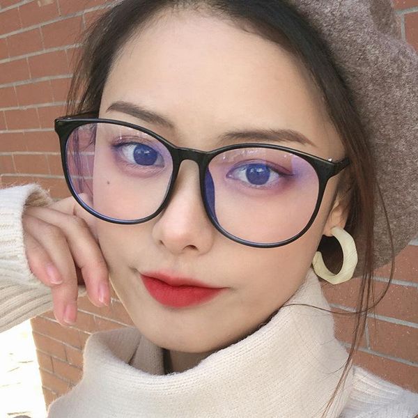 fashion sunglasses frames korean version of big face round anti-blue glasses frame female plain can be equipped with myopia flat mirror, Black
fashion sunglasses frames korean version of big face round anti-blue glasses frame female plain can be equipped with myopia flat mirror, Black