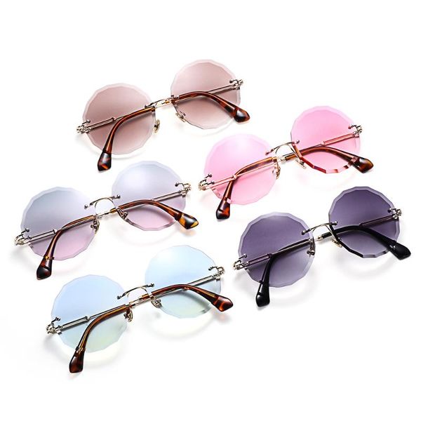 sunglasses fashion vintage round-shape rimless uv400 protection diamond cutting lens shades frameless tinted eyewear, White;black
sunglasses fashion vintage round-shape rimless uv400 protection diamond cutting lens shades frameless tinted eyewear, White;black