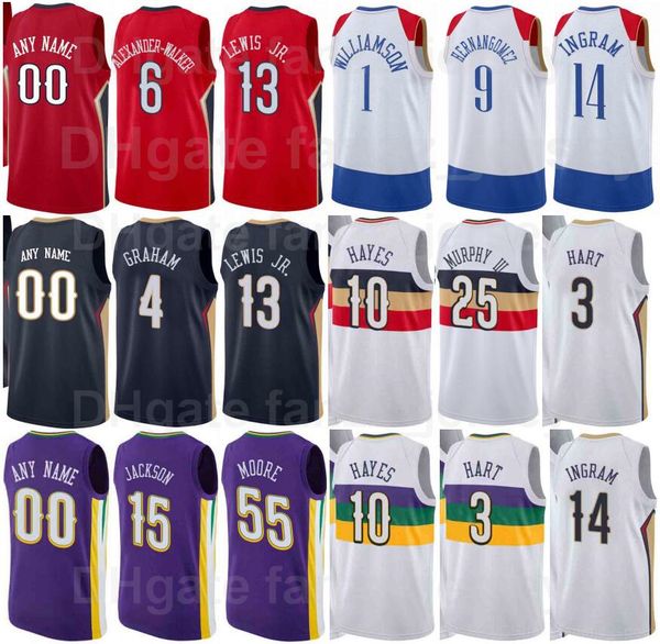 screen printed basketball brandon ingram jersey 14 devonte graham 4 josh hart 3 kira lewis jr 13 willy hernangomez 9 team navy blue purple w, Black;red
screen printed basketball brandon ingram jersey 14 devonte graham 4 josh hart 3 kira lewis jr 13 willy hernangomez 9 team navy blue purple w, Black;red