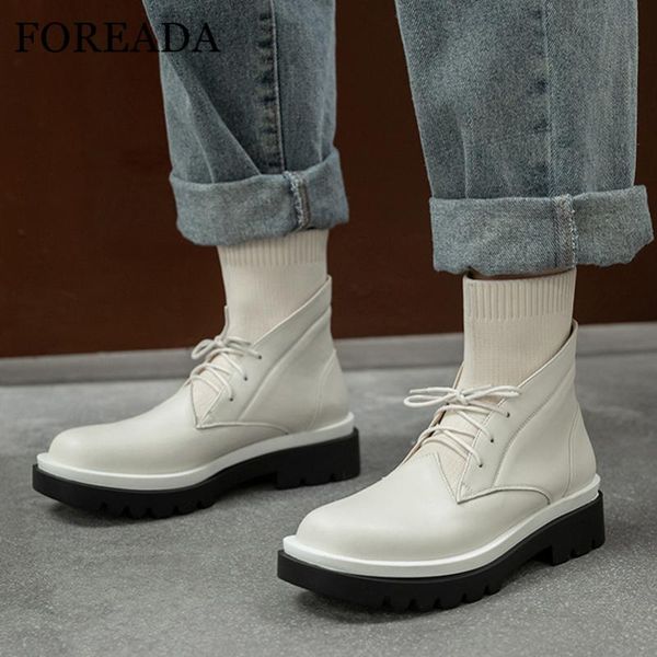 boots foreada real leather ankle med heel woman platform chunky short lace up ladies shoes autumn beige black
boots foreada real leather ankle med heel woman platform chunky short lace up ladies shoes autumn beige black