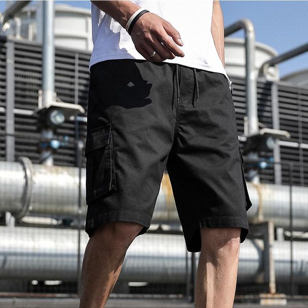 summer work wear large outside shorts men cotton straight belt loose elastic solid color no iron pocket decoration casual pants men's, White;black
summer work wear large outside shorts men cotton straight belt loose elastic solid color no iron pocket decoration casual pants men's, White;black