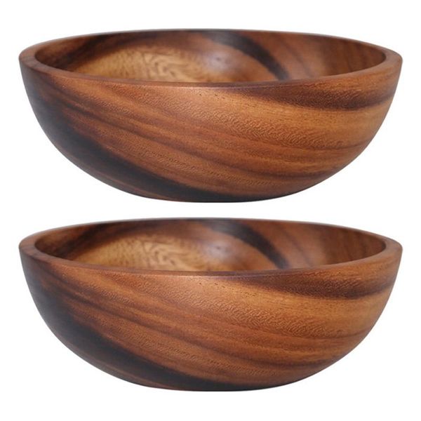 bowls 2 pcs practical wooden cutlery household basin fruit bowl salad bowl, 16x7cm & 20x7.5cm
bowls 2 pcs practical wooden cutlery household basin fruit bowl salad bowl, 16x7cm & 20x7.5cm