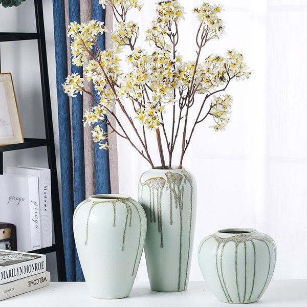 vases modern home garden porcelain flower pot green old bubble glaze ceramic vase
vases modern home garden porcelain flower pot green old bubble glaze ceramic vase