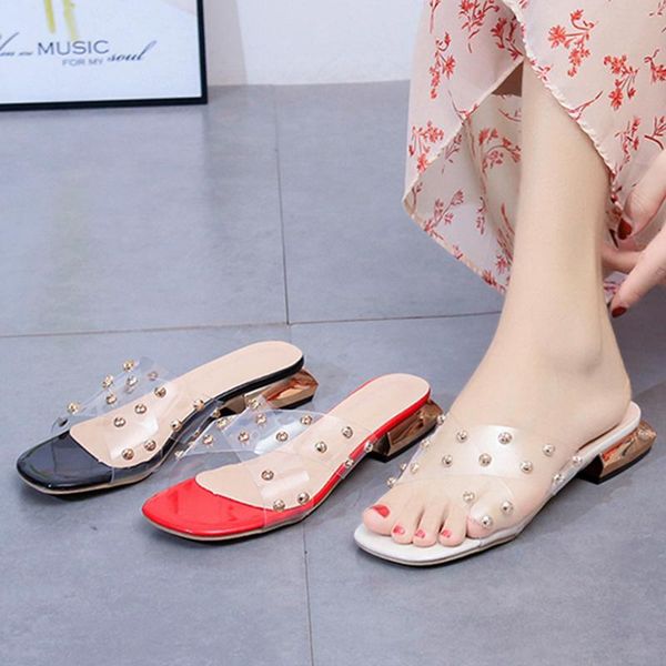 rivets slides women 3cm high heels girls pvc mules fetish summer sandals female transparent low slippers flats black shoes
rivets slides women 3cm high heels girls pvc mules fetish summer sandals female transparent low slippers flats black shoes