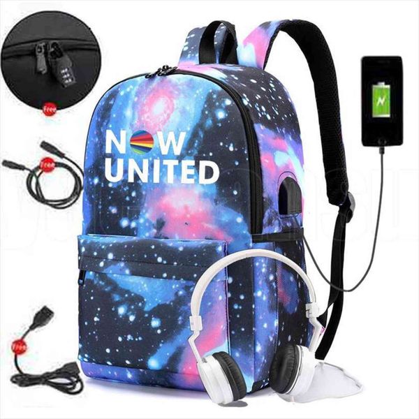 now united schoolbag backpack women un team usb charging school bags for teenage girls lyrics zipper bookbag
now united schoolbag backpack women un team usb charging school bags for teenage girls lyrics zipper bookbag
