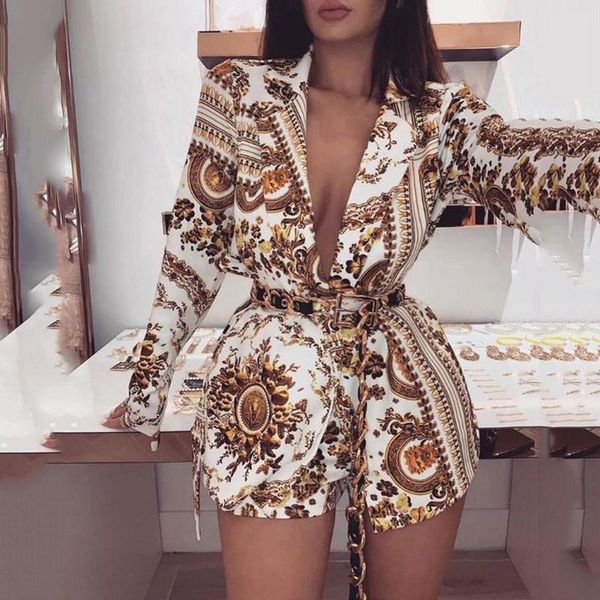women's jumpsuits & rompers 2021 plunge colorful print long sleeve womens jumpsuit club party playsuits vintage short romper, Black;white
women's jumpsuits & rompers 2021 plunge colorful print long sleeve womens jumpsuit club party playsuits vintage short romper, Black;white