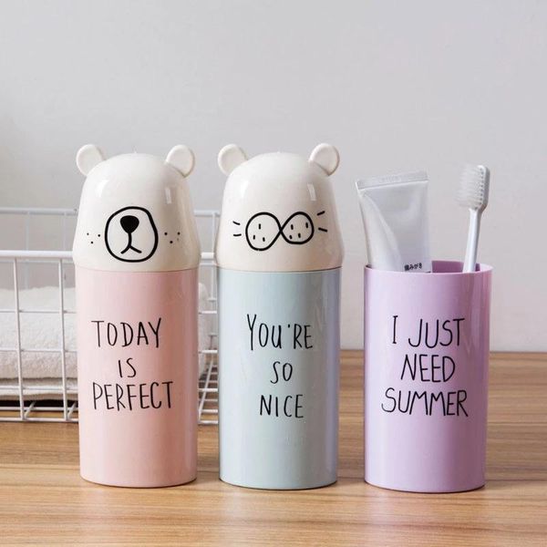 toothbrush holders sktn cartoon bear toothpaste holder bathroom accessories portable travel cover cup organizer
toothbrush holders sktn cartoon bear toothpaste holder bathroom accessories portable travel cover cup organizer