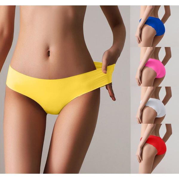 women's panties seamless ice silk breathable midwaist solid color underwear comfortably erotic lingerie female brief thongs, Black;pink
women's panties seamless ice silk breathable midwaist solid color underwear comfortably erotic lingerie female brief thongs, Black;pink