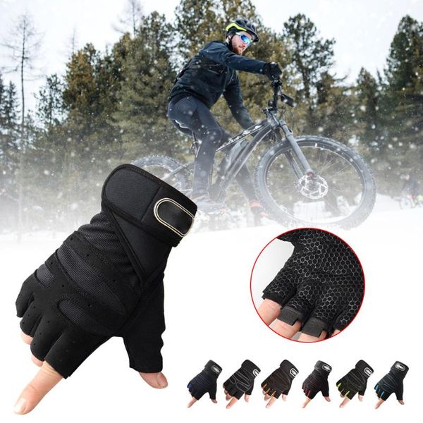 sports fitness half-finger gloves non-slip breathable weightlifting barbell safety cycling gym equipment durable, Black
sports fitness half-finger gloves non-slip breathable weightlifting barbell safety cycling gym equipment durable, Black