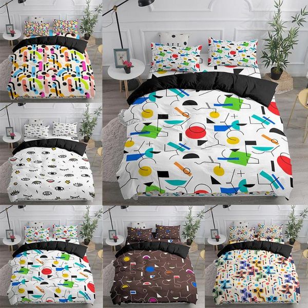 bedding sets 2021 cartoon duvet cover 3d geometry printing set 2/3 pieces home textile bed pillowcase(no sheets)14 sizes
bedding sets 2021 cartoon duvet cover 3d geometry printing set 2/3 pieces home textile bed pillowcase(no sheets)14 sizes