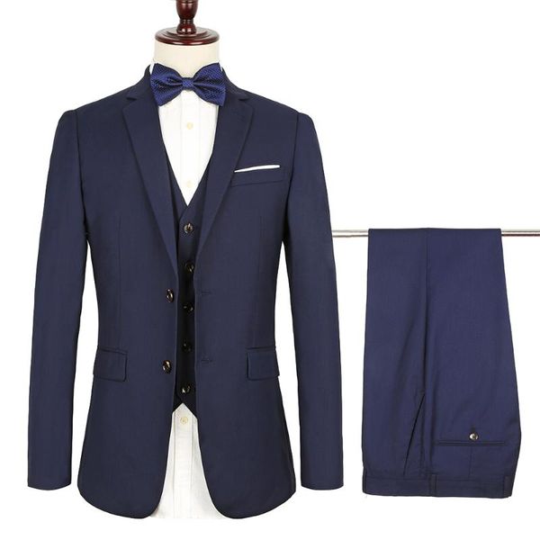 men suits euro size prom wedding groom suit 3pcs jacket+pants+vest navy blue slim fit formal luxurious tuxedo men's & blazers, White;black
men suits euro size prom wedding groom suit 3pcs jacket+pants+vest navy blue slim fit formal luxurious tuxedo men's & blazers, White;black