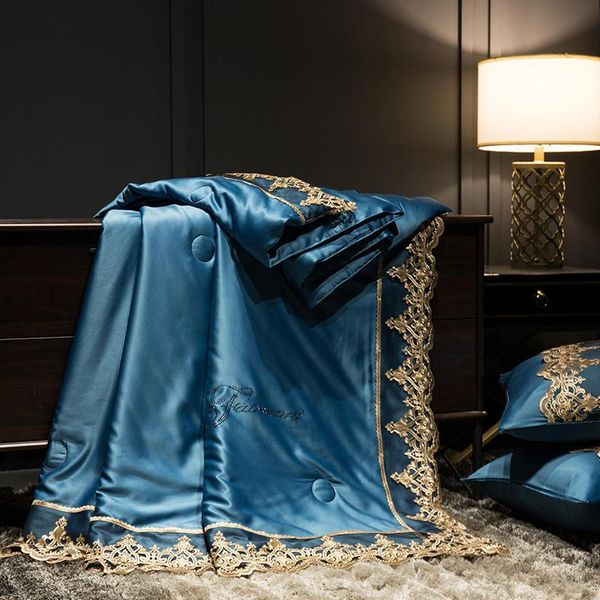 comforters & sets spring and summer tencel cool in solid color european-style french lace comfortable soft breathable 4pcs
comforters & sets spring and summer tencel cool in solid color european-style french lace comfortable soft breathable 4pcs