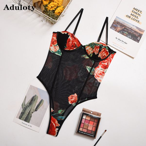 aduloty new womens teddy bodysuit printed sling bra net yarn perspective underwear thong one-piece lingerie set, Black;white
aduloty new womens teddy bodysuit printed sling bra net yarn perspective underwear thong one-piece lingerie set, Black;white