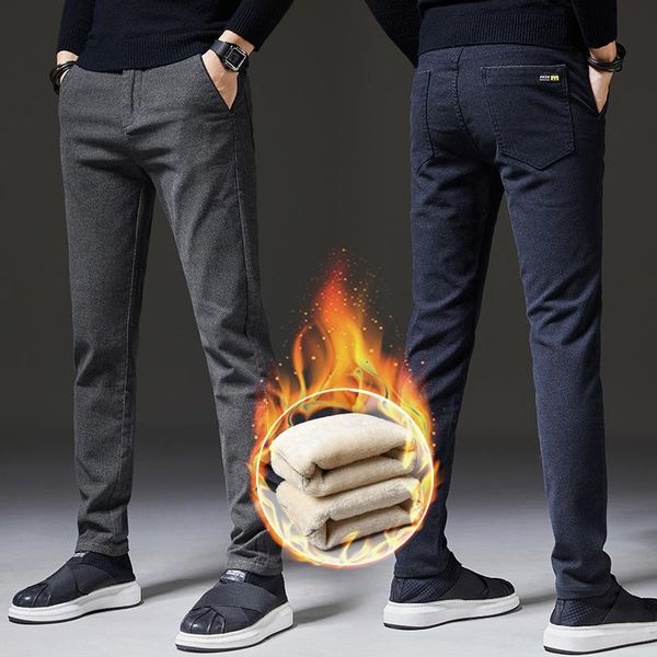 men's pants brand clothing winter fleece warm thick men business fashion stretch velvet black gray blue casual trousers plus size 38
men's pants brand clothing winter fleece warm thick men business fashion stretch velvet black gray blue casual trousers plus size 38