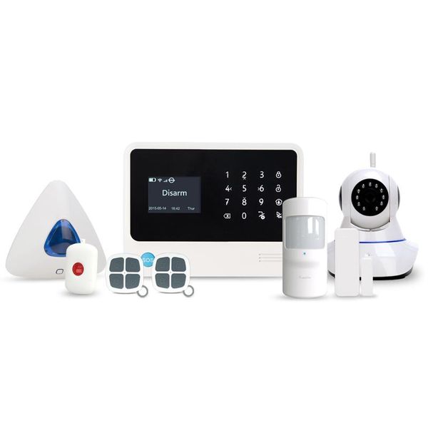 wifi alarm systems security home system with wireless indoor siren gsm