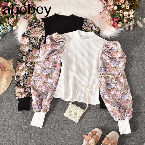 puff floral long sleeve patchwork women shirts summer korean slim blusas femme fashion blouses 4c300 210715, White
puff floral long sleeve patchwork women shirts summer korean slim blusas femme fashion blouses 4c300 210715, White