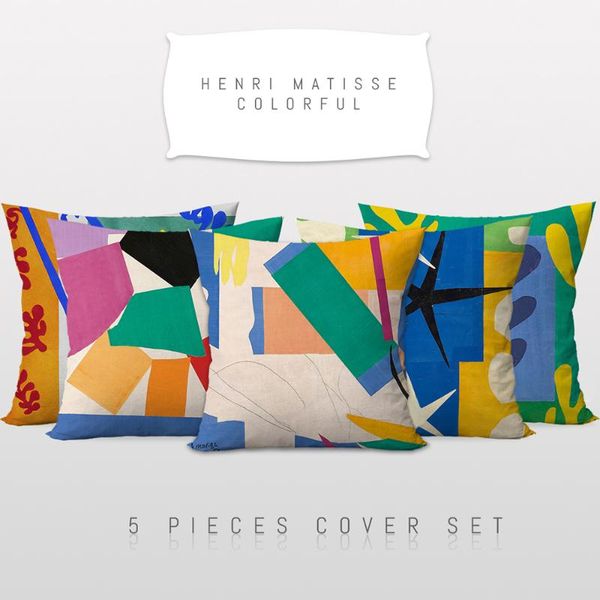 cushion/decorative pillow henri matisse-colorful,throw cushion cover,5 pieces set,art decor, sofa cover,printable art,reversible 2 sided
cushion/decorative pillow henri matisse-colorful,throw cushion cover,5 pieces set,art decor, sofa cover,printable art,reversible 2 sided