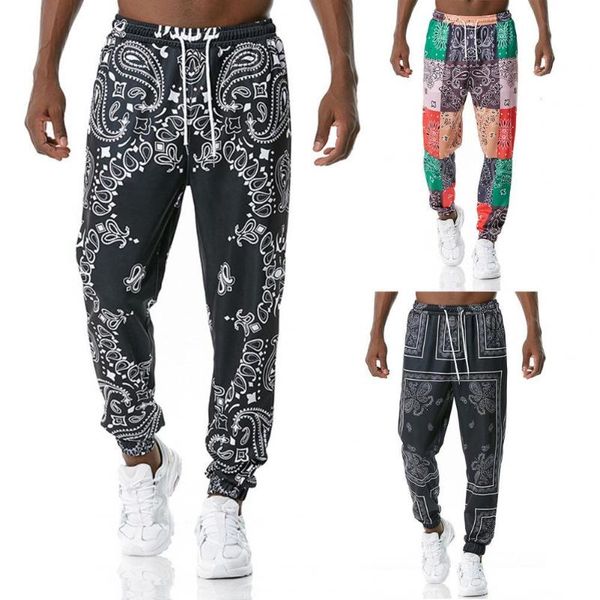 men's pants streetwear hip hop fashion men mid rise quick drying paisley print drawstring ankle tied loose trousers for fitness, Black
men's pants streetwear hip hop fashion men mid rise quick drying paisley print drawstring ankle tied loose trousers for fitness, Black