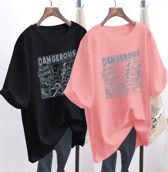 simple and generous letter casual loose comfort summer girl lady t-shirts women female tee oversize t-shirt women's, White
simple and generous letter casual loose comfort summer girl lady t-shirts women female tee oversize t-shirt women's, White
