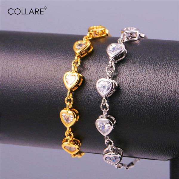 link, chain collare heart bracelets for women crystal gold/silver color cubic zirconia wholesale link & bangles h211, Black
link, chain collare heart bracelets for women crystal gold/silver color cubic zirconia wholesale link & bangles h211, Black
