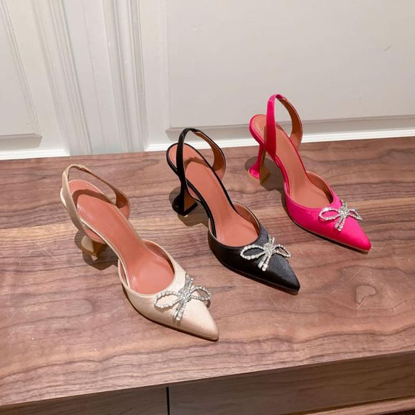 dress shoes pointed toe rhinestone bow hollowed sandals women's 2021 summer closed wine cup heel casual elastic band high heels, Black
dress shoes pointed toe rhinestone bow hollowed sandals women's 2021 summer closed wine cup heel casual elastic band high heels, Black