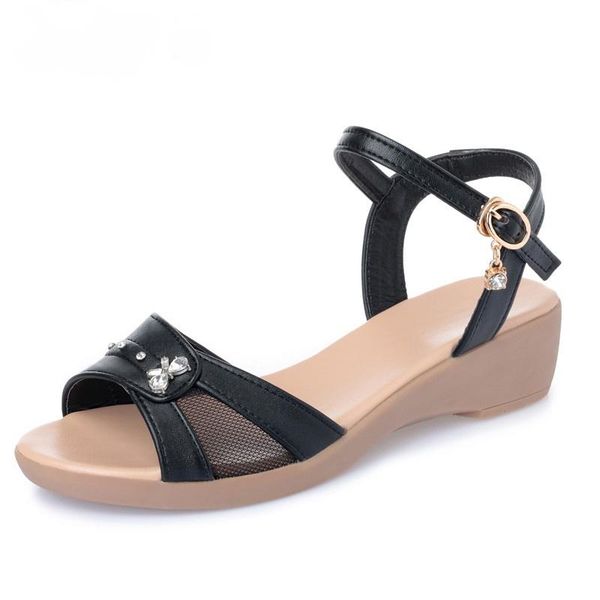 sandals women genuine leather 2021 flat casual shoes mother summer large size 41 42 43 gladiator, Black
sandals women genuine leather 2021 flat casual shoes mother summer large size 41 42 43 gladiator, Black
