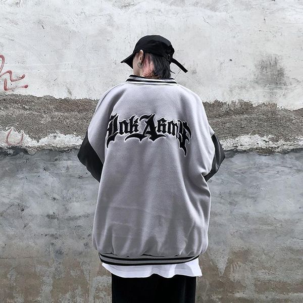 men's jackets men pu leather patchwork bomber jacket letter print spring and autumn college style thin baseball 2021, Black;brown
men's jackets men pu leather patchwork bomber jacket letter print spring and autumn college style thin baseball 2021, Black;brown