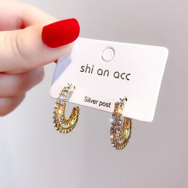 stud s925 silver needle earrings woman korean luxury micro-set diamond 2021 earring girl jewelry, Golden;silver
stud s925 silver needle earrings woman korean luxury micro-set diamond 2021 earring girl jewelry, Golden;silver