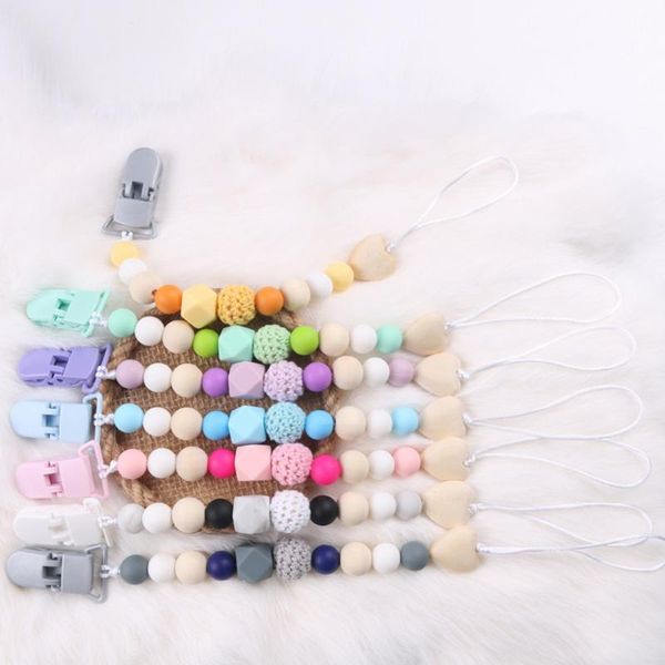 pacifiers# 3 pcs pacifier clip baby silicone teething beads crochet wooden clips teether chains tiny rod kids dummy
pacifiers# 3 pcs pacifier clip baby silicone teething beads crochet wooden clips teether chains tiny rod kids dummy