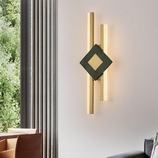 wall lamps square green natural marble led gold metal acrylic livingroom bedside aisle sconce atmosphere lighting loft deco
wall lamps square green natural marble led gold metal acrylic livingroom bedside aisle sconce atmosphere lighting loft deco