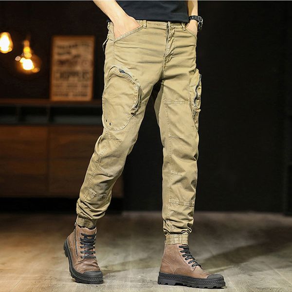 pantmen's cotton zipper pocket low waist overalls military style breathable casual outdoor sports standing pants, Black
pantmen's cotton zipper pocket low waist overalls military style breathable casual outdoor sports standing pants, Black