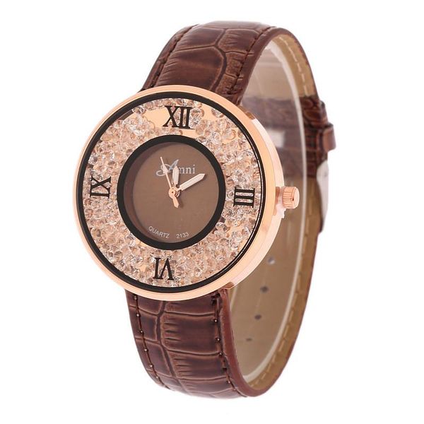 wristwatches women's water drill watches, fashion leisure quartz luxury leather gifts, Slivery;brown
wristwatches women's water drill watches, fashion leisure quartz luxury leather gifts, Slivery;brown