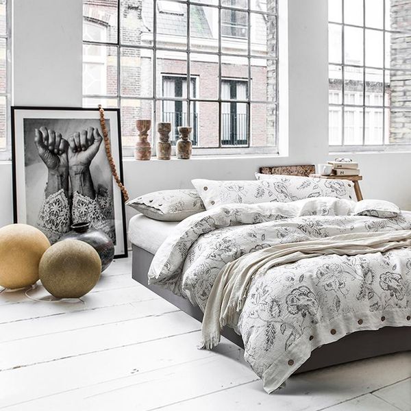bedding sets linen imported from france 100% pure four piece set of white full stripe bed sheet quilt cover 4 cotton and 
bedding sets linen imported from france 100% pure four piece set of white full stripe bed sheet quilt cover 4 cotton and