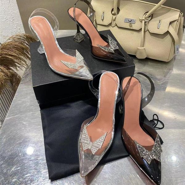 est diamond butterfly jelly shoes transparent pvc high heel pumps clear women party crystal gladiator sandals, Black
est diamond butterfly jelly shoes transparent pvc high heel pumps clear women party crystal gladiator sandals, Black