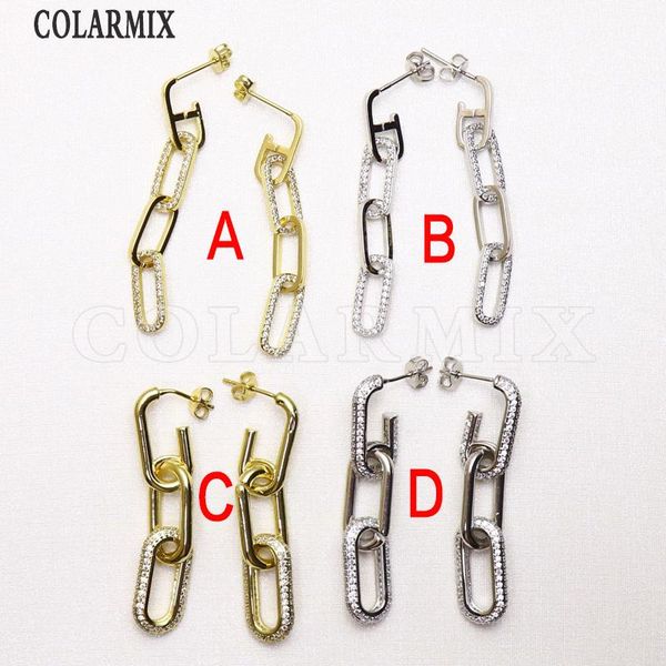 dangle & chandelier 5 pairs long drop earrings easy pull hook zircon for women fashion accessories 51054, Silver
dangle & chandelier 5 pairs long drop earrings easy pull hook zircon for women fashion accessories 51054, Silver