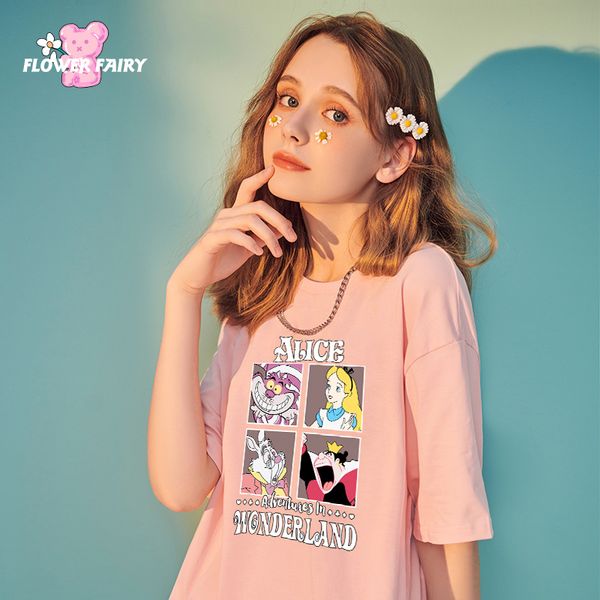 women's blouses & shirts pink printing short sleeve design feel niche summer fashion loose t-shirt 2021 clothes, White
women's blouses & shirts pink printing short sleeve design feel niche summer fashion loose t-shirt 2021 clothes, White