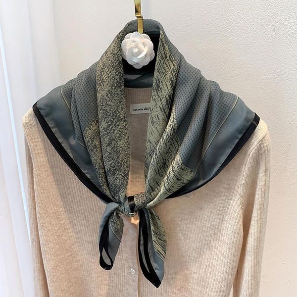 scarves imitation silk 70cm square scarf hair band women head neck spring autumn fashion korean, Blue;gray
scarves imitation silk 70cm square scarf hair band women head neck spring autumn fashion korean, Blue;gray