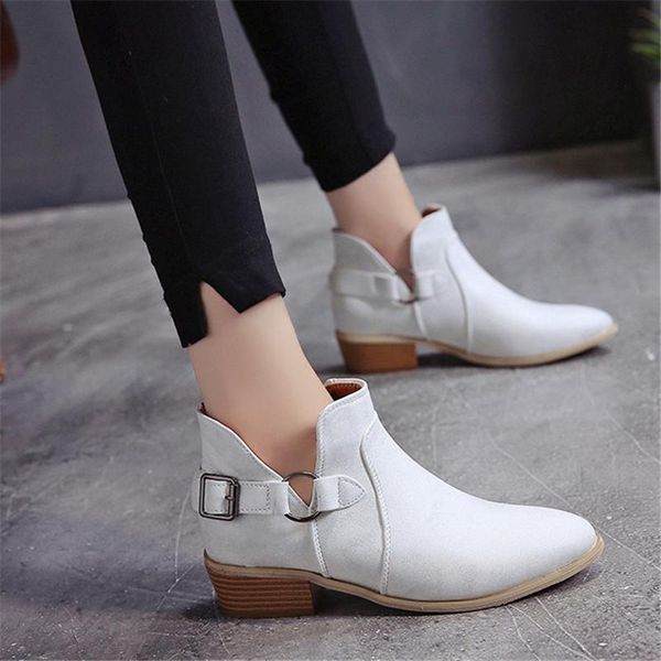 boots autumn and winter style large size short with belt buckle v-mouth thick heel flat pointed women, Black
boots autumn and winter style large size short with belt buckle v-mouth thick heel flat pointed women, Black