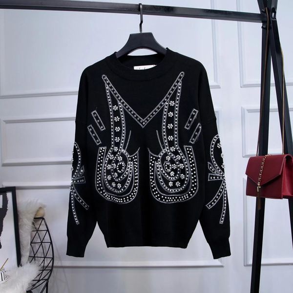 women's two piece pants women knit sweater set casual pearls beading knitted pullover sweater+casual small feet 2 female, White
women's two piece pants women knit sweater set casual pearls beading knitted pullover sweater+casual small feet 2 female, White