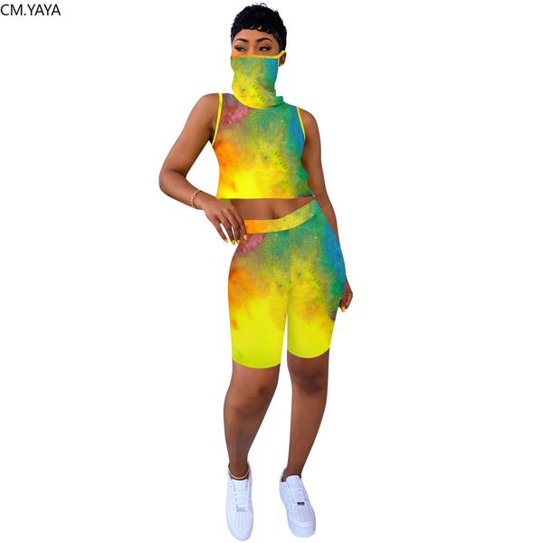 2021 summer women two pieces set trasuits fitness print masks +shorts suits night joggers sleeveless outfits gl4019by, White
2021 summer women two pieces set trasuits fitness print masks +shorts suits night joggers sleeveless outfits gl4019by, White