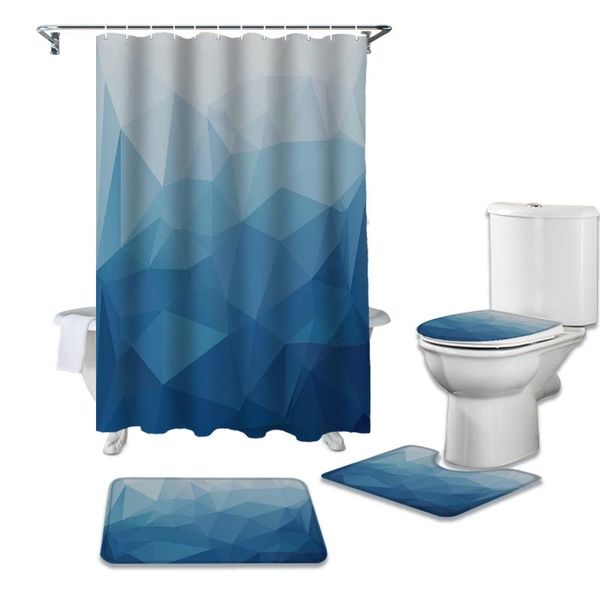 shower curtains triangle blue gradient bathroom curtain set bath mat sets with hooks non-slip pedestal rug toilet cover
shower curtains triangle blue gradient bathroom curtain set bath mat sets with hooks non-slip pedestal rug toilet cover