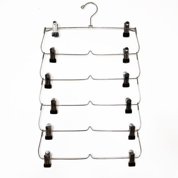 space saving 6 tier metal skirt hanger with clips (3 pack) hang 6-on-1, gain 70% more space, rubber coated hangers & racks
space saving 6 tier metal skirt hanger with clips (3 pack) hang 6-on-1, gain 70% more space, rubber coated hangers & racks