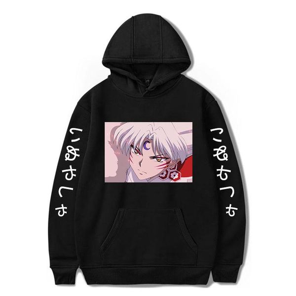 men's hoodies & sweatshirts inuyasha japan anime printed cartoon streetwear leisure manga hoodie harajuku coat oversized clothes, Black
men's hoodies & sweatshirts inuyasha japan anime printed cartoon streetwear leisure manga hoodie harajuku coat oversized clothes, Black